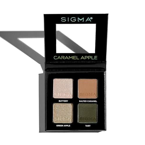 Image of Sigma Beauty Quad Eyeshadow Palette – Makeup Eyeshadow Quad with a Buttery Soft Formula and Buildable, Blendable Shades for a Flawless Eye Look, Designed for All Day Wear (Caramel Apple)
