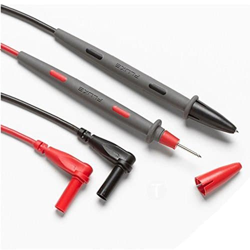 Image of Fluke TL71-1 - Digital Multimeter (DMM) Silicone, Right Angle, 4 Millimetre, Premium Test Lead Set, For Use With The Full Range Of Fluke Multimeters