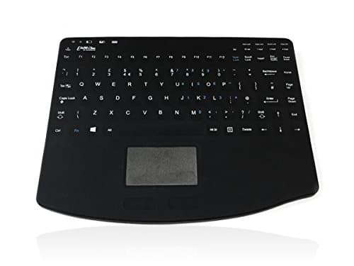 Image of AccuMed 540 V3 - RF 2.4GHz Wireless Mini Sealed IP67 Antibacterial Medical/Clinical Keyboard with Touchpad