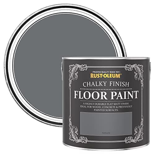 Image of Rust-Oleum Dark Grey Scratch-Proof Floor Paint in Matt Finish - Anthracite 2.5L