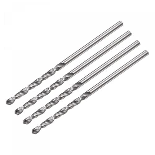 Image of sourcing map Solid Carbide Drill Bits, 1.6mm C2/K20 Tungsten Carbide Jobber Drill Bits Straight Shank Drilling Tool for Stainless Steel Aluminum Iron Metal Plastic 4pcs