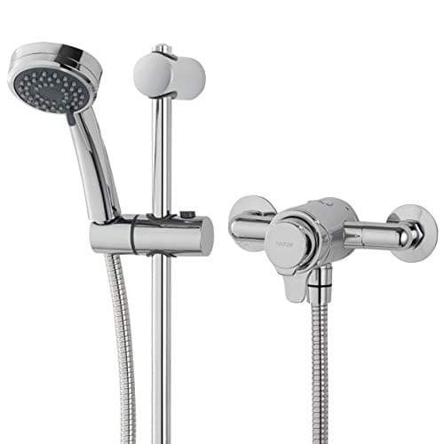 Image of Triton Dene Dual Control Mixer Shower Concentric Thermostatic Exposed Chrome