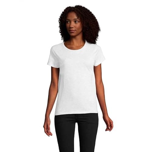 Image of SOLS Pioneer Women's T-Shirt Pale Pink