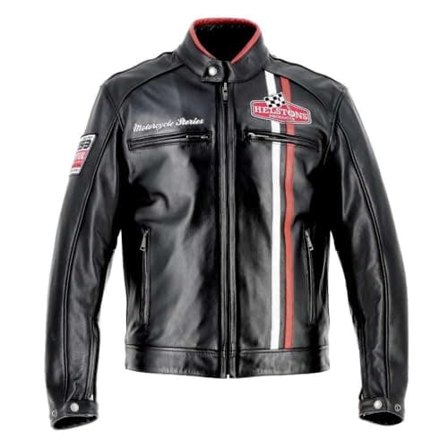 Image of Helstons Jay Motul Edition Motorcycle Leather Jacket, black, L