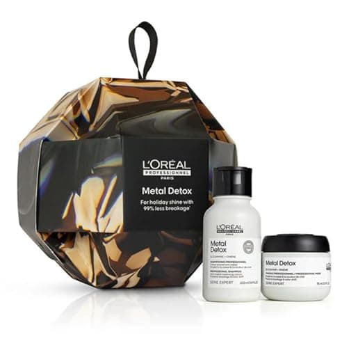 Image of L'Oreal Professional Metal Detox MINIS Bauble Gift Set (Shampoo 100ml, Mask 75ml)