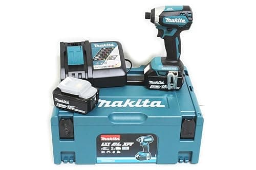 Image of Makita DTD153RTJ 18 V Li-ion LXT Brushless Impact Driver Complete with 2 x 5.0 Ah Li-ion Batteries and Charger in a Makpac Case