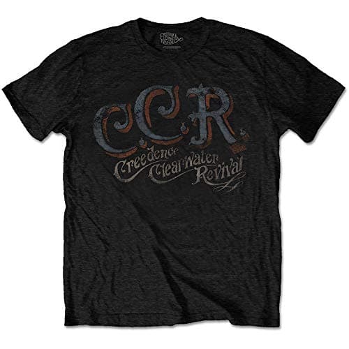 Image of Creedence Clearwater Revival CCR Official Tee T-Shirt Mens Unisex (X-Large) Black
