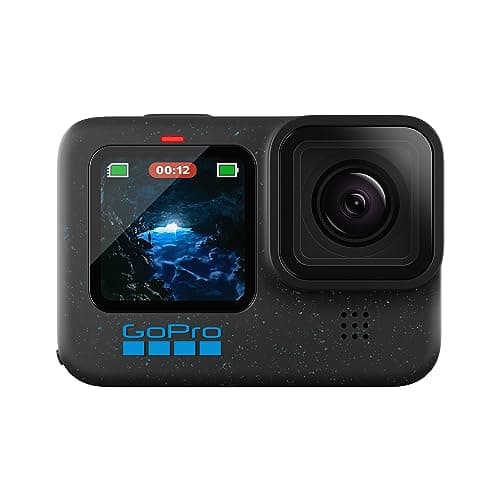 Image of GoPro HERO12 Black - Waterproof Action Camera with 5.3K60 Ultra HD Video, 27MP Photos, HDR, 1/1.9" Image Sensor, Live Streaming, Webcam, Stabilization