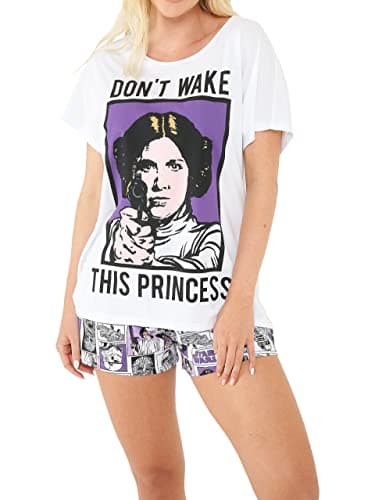Image of Star Wars Womens Short Pyjamas Princess Leia Multicoloured XX-Large