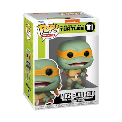 Image of Funko Pop! Movies: Teenage Mutant Ninja Turtles (TMNT) - Michelangelo Sausage Link Nunchucks - TMNT 1990 - Collectable Vinyl Figure - Gift Idea - Official Merchandise - Toys for Kids & Adults