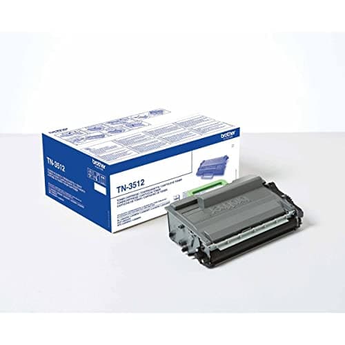 Image of Brother TN-3512 Toner Cartridge, Black, Single Pack, Super High Yield, Includes 1 x Toner Cartridge, Brother Genuine Supplies