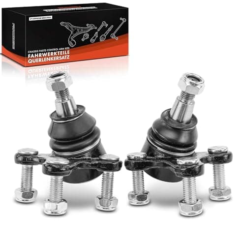 Image of Frankberg 2x Ball Joint Assembly Front Axle Left Right Compatible with A3 8P1 8V1 8VK 2006-2017 Leon 1P1 5F 2005-2022 Golf VII 2012-2022 Pa.ss.at 2005-2022 Sh.ar.an 2010-2019 Replace# 3C0407365A