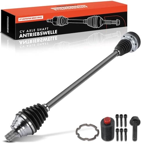 Image of Frankberg Joint Kit Drive Shaft CV Joint Kit Front Axle Right Mitout ABS Ring Compatible with A3 8V1 8VK Golf VI 5K1 Golf VII 5G1 BE1 BE2 BQ1 P.a.s.s.a.t 362 3C2 Replace# 1K0407272SP