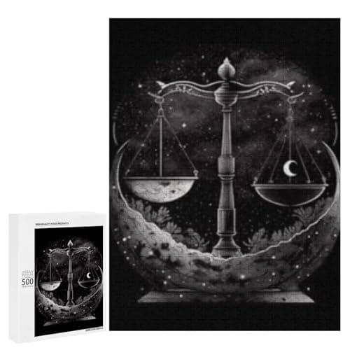 Image of Jigsaw Puzzle 500 PCS Galactic Scale Of Symmetry Jigsaws for Adults Puzzle Birthday Present Difficult And Challenge Challenging Game Gifts 500 PCS