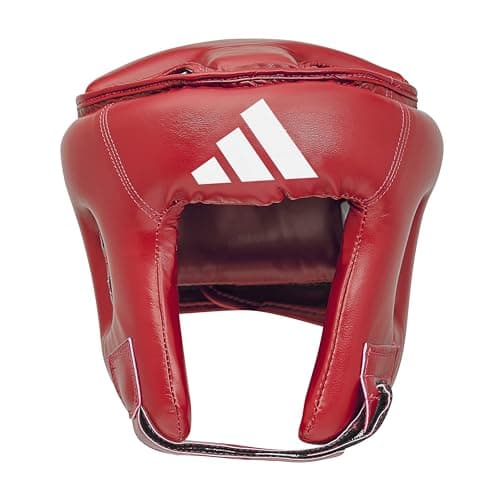 Image of Adidas Rookie Head Guard - Red, X-Small