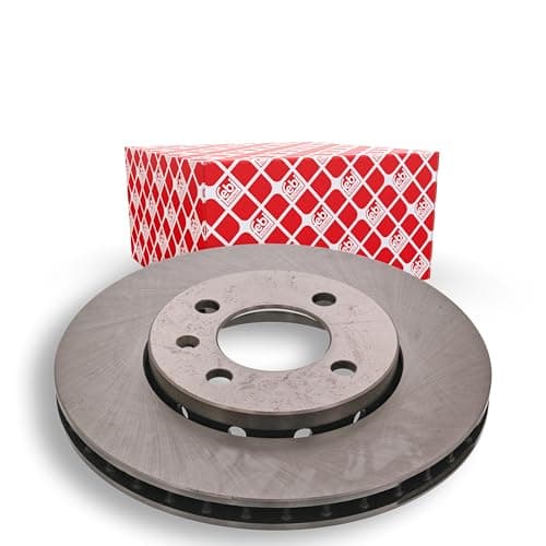 Image of febi bilstein 43841 Brake Disc Set (2 Brake Disc) front, internally ventilated, No. of Holes 4