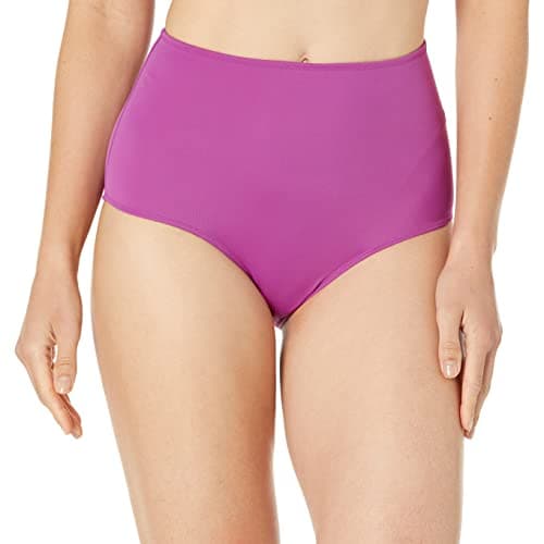 Image of Amazon Essentials Women's High Waist Swim Bottom (Available in Plus Size), Violet, 16