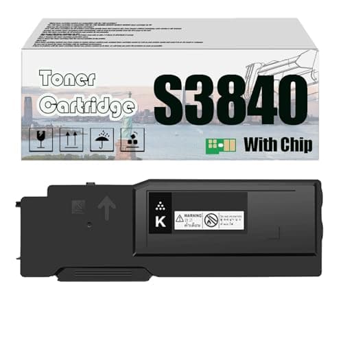 Image of AWDAXC S3840 593-BCBC 593-BCBF 593-BCBE 593-BCBD Toner Cartridge, Compatible For Dell Color Smart S3840CDN Multifunction S3845cdn Printers —— High Print Volume With Chip Black*1
