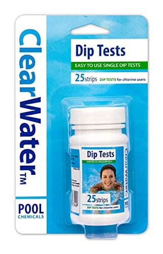 Image of Clearwater 2 x 25 Dip Test Strips for Swimming Pool and Spa Treatment