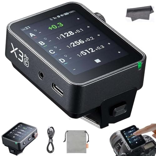Image of GODOX X3 PRO X3PRO-C Flash Trigger for Canon Camera, 2.4G TTL Wireless Touchscreen Transmitter,Support Bluetooth & APP Control, Shutter Control, Built-in Li-ion Battery Fast Charging (Upgrade X3-C)