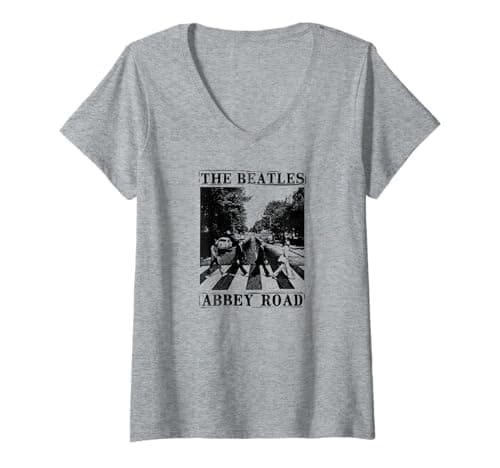 Image of Women's The Beatles - Abbey Road V-Neck T-Shirt