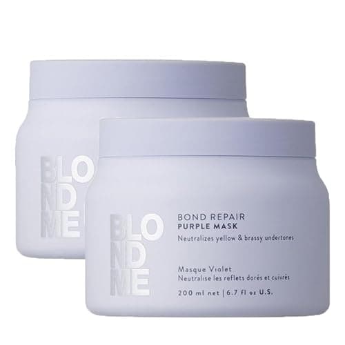 Image of Schwarzkopf DOUBLE BlondMe Bond Repair Purple Mask 200ml