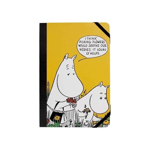 Image of A5 Notebook (Softcover) - Moomin (Picking Flowers)
