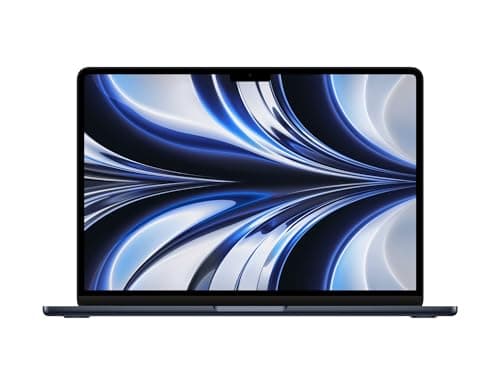Image of 2022 Apple MacBook Air with Apple M2 chip (13-inch, 16GB RAM, 256GB SSD Storage) (QWERTY English) Midnight (Renewed)