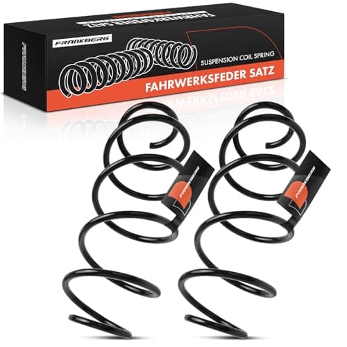 Image of Frankberg 2x Coil Spring Front Axle Compatible with C4 Cactus Hatchback 2014-2024 208 I CA CC Hatchback 2012-2019 Replace# 9802157280