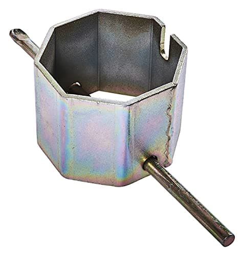Image of Amtech Box Immersion Heater Spanner, Drop Forged Zinc-Plated Steel, Removable 25 mm Tommy Bar for High Leverage