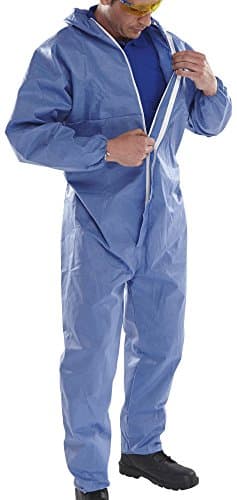 Image of DISPOSABLE BOILERSUIT TYP 5/6 NAVY BLUE L