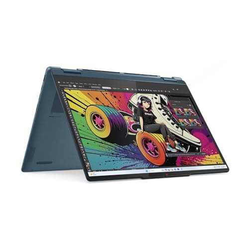 Image of Lenovo Yoga 7 14AKP10 14" 2-in-1 Laptop | AMD Ryzen AI 7 350 | 24GB RAM | 1TB SSD | OLED Touchscreen Display | Wndows 11 Home | Blue