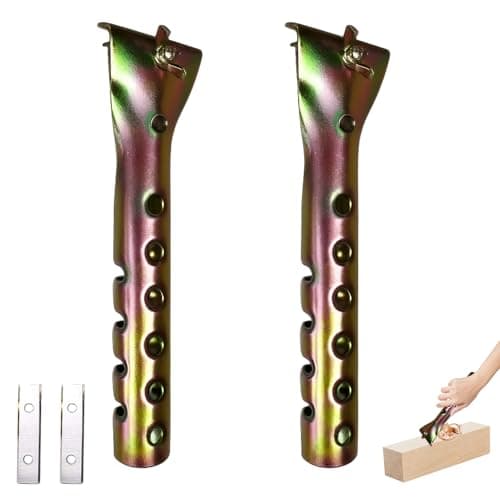 Image of Girihe 2 PCS Heavy Duty Scraper, 4.5CM Scrappers Tool Carbide Scraper Premium Ergonomic Paint Scrapers for Removing Paint Glue Grout Varnish Resin & Rust