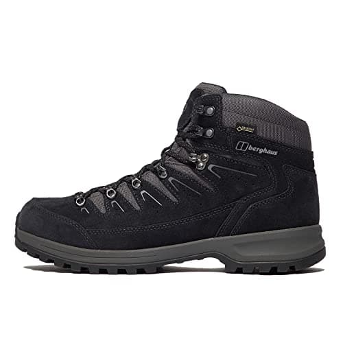 Image of Berghaus Men's Explorer Trek Gore-Tex Waterproof Walking Boots | Highly Breathable | Extra Cushion, Navy/Grey, 12