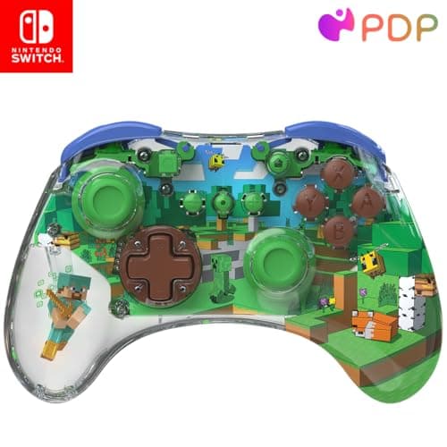 Image of PDP Nintendo Switch REALMz - Switch Wireless Controller - MINECRAFT FOREST