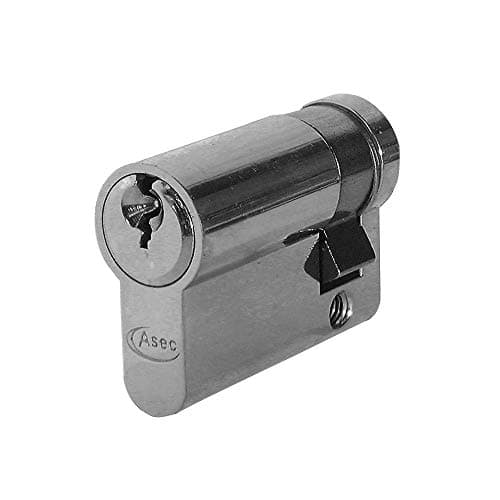 Image of ASEC 5-Pin Euro Half Cylinder - 40mm (30/10) Nickel Plated