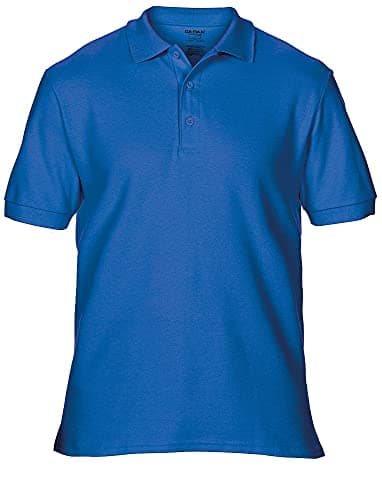 Image of Gildan Mens Premium Cotton Sport Double Pique Polo Shirt (2XL) (Royal)