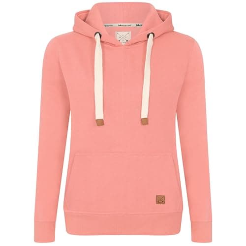 Image of Blu Apparel Ladies Overhead Hoodies Extra Warm Women's OH Hoody Warm Fleece Lined Sweatshirt Activewear Jumper for Women (UK, Numeric, 16, Regular, Regular, Pink)