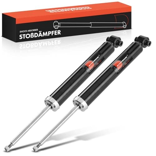 Image of Frankberg 2x Shock Absorber Strut Rear Left Right 543mm Gas pressure Compatible with 1 Series F20 3 Series Touring F31 3 Series F30 F80 Replace# 33526871928,33526791568
