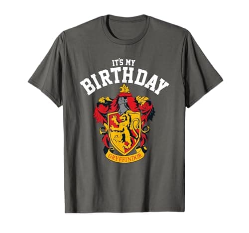 Image of Harry Potter Gryffindor Birthday T-Shirt