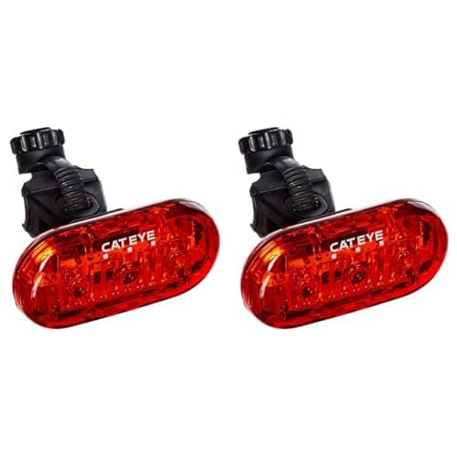 Image of CatEye Omni 3 TL-LD135 3 LED Rear Light - Black (Pack of 2)
