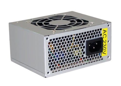 Image of CiT Micro SFC mATX 400W PSU – Compact 12V ATX Power Supply Unit with Silent Temperature-Controlled Fan - Dual SATA & Molex Connectors - 75% Efficiency - Full Electrical Protection - M-400U | Grey