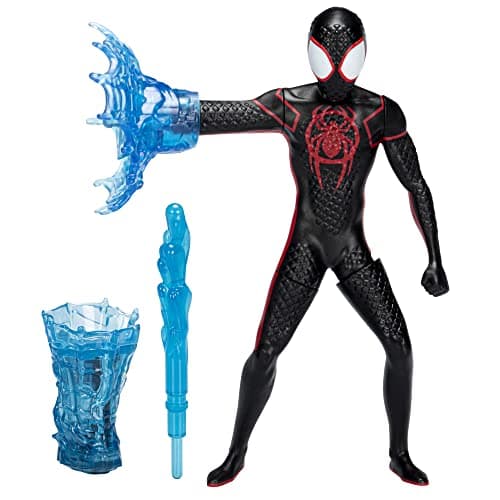 Image of Spider-Man Marvel Across the Spider-Verse Web Spinning Miles Morales Toy, 6-Inch-Scale Deluxe Figure, Kids Ages 4 and Up