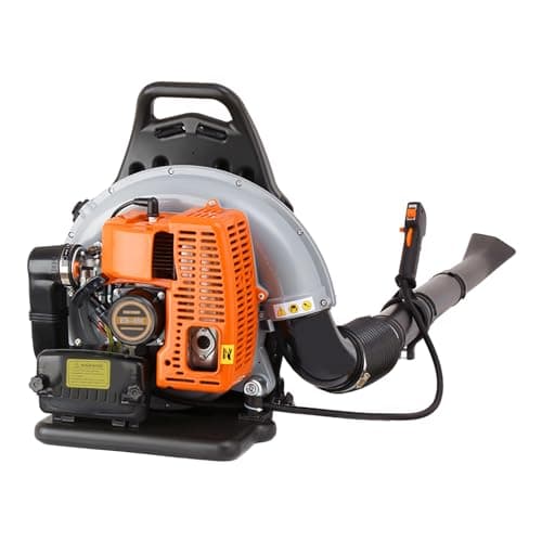 Image of Petrol Leaf Blower, 2 Stroke 63cc Petrol Backpack Leaf Blower 1.8L Fuel Tank, 6800r/min Back Pack Garden Blowers, Adjustable Desgin, for Lawn Care Snow Blowing