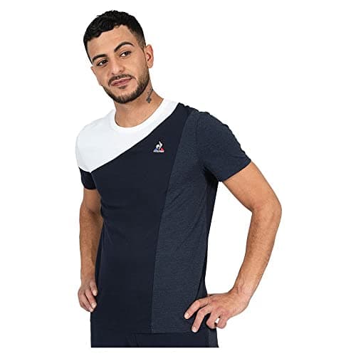 Image of Le Coq Sportif Saison T-Shirt 1 Tee SS No 2 M for Men, S.Captain/S.Captain St/N.O.W, S Blue