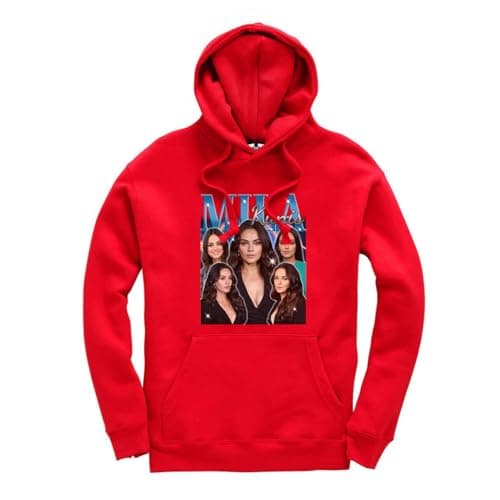 Image of Taylor Brown Mila Kunis Jumper Unisex Funny Adults Hoodie Jumper Red