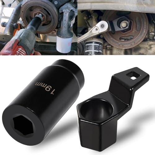 Image of 19 mm Harmonic Balancer Socket & 50mm Crankshaft Crank Pulley Wrench Holder for Honda and Acura Engines