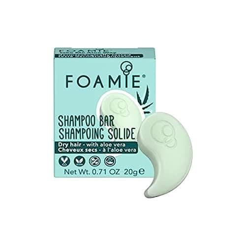Image of FOAMIE Travel Sized Body Bar, Moisturising Aloe Vera for Hydration and Shine, PH Balanced, Soap-Free, No Sulphates or Parabens. Made in the UK.