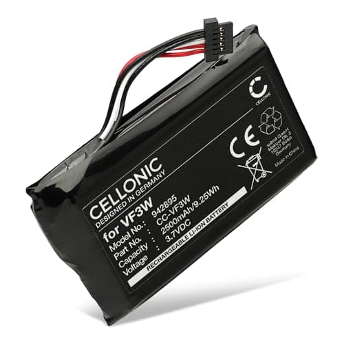 Image of CELLONIC 1x Battery for GPS/Navigation Compatible with TomTom Rider 550, Rider 500, Rider 400, LHA11133000 - (2500mAh, 3.7V)