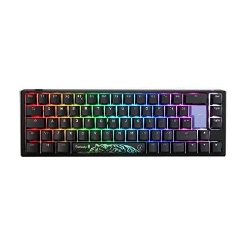 Image of Ducky One3 Classic Black SF RGB Black Cherry MX Switch Keyboard - UK Layout